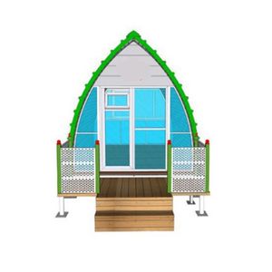 Villa préfabriquée en acier léger de style moderne Arc House pour les <span class=keywords><strong>vacances</strong></span> - Product Image 2