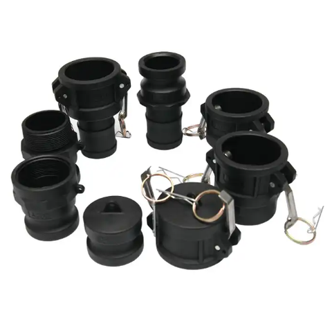 Aluminium Camlock Quick Coupling Connector Zinc Plated Surface with Diverse Types a B C D E F