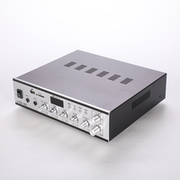 JBHKJ Yüksek Kaliteli Profesyonel Mini USB-80 80W 4-16 70V 100V Güç Amplifikatörü FM USB ile