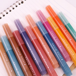 Collection de surligneurs colorés Charm, 12 couleurs, HP72510, pointe inclinée pour le marquage et la prise de notes - Product Image 2