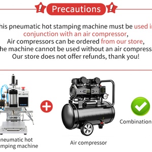 Grande machine de marquage à chaud pneumatique pour vêtements, cuir PU, logo, machine de marquage à chaud convexe 618-R2 - Product Image 6