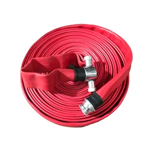 Top Quality Fire Fighting Equipment Synthetic Rubber Covered Durable Fire Fighting Hose