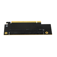 고속 컴퓨터/서버 PCI Express 3.0 16X 남성-여성 U1/U2 라이저 카드 90도 내구성 FR4 소재 재고 있음