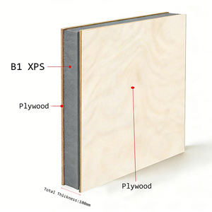 Material de Construcción Más Popular, Panel <span class=keywords><strong>Aislante</strong></span> de Núcleo XPS Revestido de Madera Contrachapada, Fácil de Instalar, Ligero y Térmico - Product Image 6