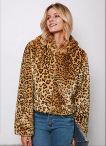 STY2571456 Poncho à capuche pour femme, collection automne 2020, en <span class=keywords><strong>fausse</strong></span> <span class=keywords><strong>fourrure</strong></span> de renard/<span class=keywords><strong>vison</strong></span>, épais, motif écossais sexy, tissé 100% polyester, style vintage - Product Image 2