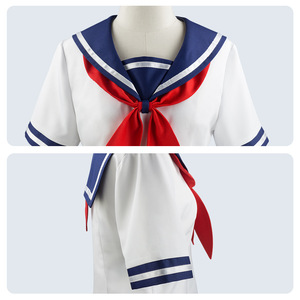 <span class=keywords><strong>Anime</strong></span> Yandere Simulator Ayano Aishi Cos juego <span class=keywords><strong>Anime</strong></span> Girl JK uniforme traje marinero camiseta falda negro <span class=keywords><strong>Cosplay</strong></span> disfraces Halloween - Product Image 6