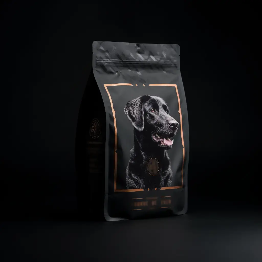 Stand Up Pouch Heat Seal Flat Bottom Resealable Pet Food Packaging 15kg 20 kg / 40 lb Side Gusset Bag Dog Pet Food Packaging Bag