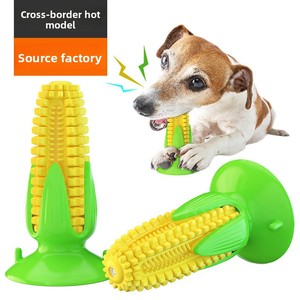 トウモロコシ型の音が鳴る犬用噛むおもちゃ 1箱100個入り - Product Image 1
