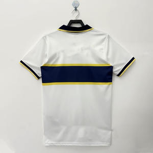 <span class=keywords><strong>Maillot</strong></span> <span class=keywords><strong>de</strong></span> football pour adultes, nom personnalisé, logo imprimé, impression par transfert thermique, respirant, rétro, manches courtes, séchage rapide - Product Image 2