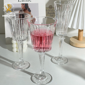 Copa de Champán Francesa al por Mayor, con Diseño Vertical Acanalado, de Cristal sin Plomo, para Beber Cócteles - Product Image 4