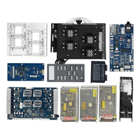 Kit de conversion complet 4 têtes Hoson I3200 I1600 pour mise à niveau de l'imprimante à sublimation, conversion de la tête d'impression Dx5