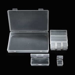 Caja de almacenamiento transparente para diamantes de imitación para uñas, 25x14,8x3cm, estuche organizador con múltiples compartimentos para herramientas de belleza - Product Image 4