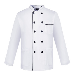 Divise <span class=keywords><strong>da</strong></span> Chef per Uomo e Donna a Maniche Medie per Tutte le Stagioni, Uniformi per Sala <span class=keywords><strong>da</strong></span> Pranzo, Ristorante e <span class=keywords><strong>Bar</strong></span> - Product Image 5