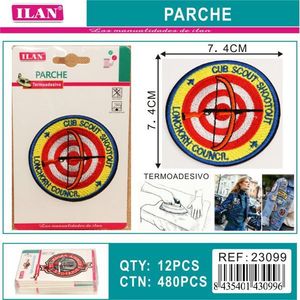 Patch thermoadhésif Ilan 7,4x7,4 cm Cub Scout Shootout - Product Image 1