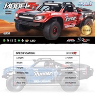 Camion de course RC professionnel FSR 1/7 Desert Storm 6S 8S 4WD Brushless Short Course Truck 100 km/h haute vitesse RTR Trophy Truck