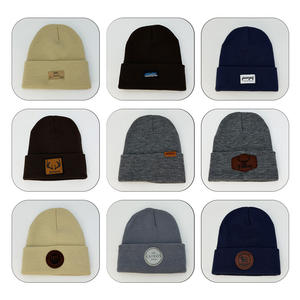 หมวกบีนนี่อะคริลิคฤดูหนาวสำหรับผู้ชายผู้หญิงหมวกบีนนี่ถักด้วยความร้อนผ้าไหมซาตินซับในลายพรางลวดลายตัวละคร - Product Image 4