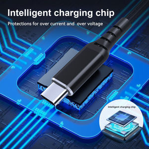 SANGUAN 3-en-1 PD100W câble de USB-C tressé en Nylon 0.5m câble de charge de téléphone portable 5A courant USB2.0 Type cuivre plastique <span class=keywords><strong>Allo</strong></span> - Product Image 5