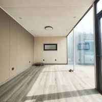 Casa Contenedor Modular de Acero Prefabricada de Lujo, Desmontable, para Camping, Apartamentos y Hoteles, 20 pies/40 pies