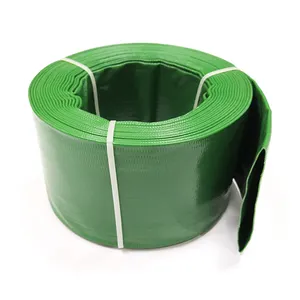 2 Inch 4 bar 58 psi 100m EASTOP Polyester Yarn Braided Pipe Lay Flat Agricultural Irrigation PVC Hose Without Fitting Sale