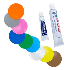 Kit de réparation en vinyle coloré résistant WBG pour bateaux pneumatiques, revêtement de <span class=keywords><strong>piscine</strong></span>, lit d'air, kayak, radeau - Product Image 1
