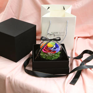 AYOYO OEM fiori conservati rosa colorati copertura in vetro amore 2025 regalo per la festa della mamma dell'amante - Product Image 6