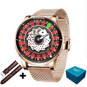 Reloj Mecánico PINDU con Esfera Giratoria, Movimiento Japonés NH35, Cristal de Zafiro, Resistente al Agua, Reloj Automático de Lujo y Moda para Hombre - Product Image 4