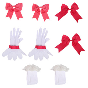 Vestido de Cosplay de Puella Magi Madoka Magica para niñas, disfraz de Madoka Kaname, disfraz de Anime para niños, falda de satén con etiqueta y marcas - Product Image 5