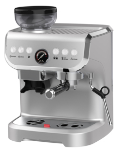 Macchina per Caffè <span class=keywords><strong>Espresso</strong></span> Professionale Commerciale Italiana 3 in 1, 15 Bar, Macchina per Caffè, <span class=keywords><strong>Latte</strong></span> e Cappuccino con Montalatte per Uso Domestico - Product Image 2