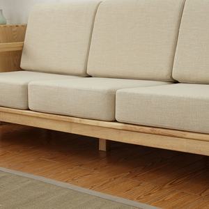 ชุดโซฟาไม้ดีไซน์ใหม่สไตล์โมเดิร์น พร้อมโครงเตียงโซฟา สำหรับเฟอร์นิเจอร์ห้องนั่งเล่น - Product Image 6