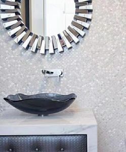 Wall Artwork <strong>Shell</strong> Painting Decorative <strong>Wallpaper</strong> Mother of Pearl <strong>Wallpaper</strong> - Product Image 5