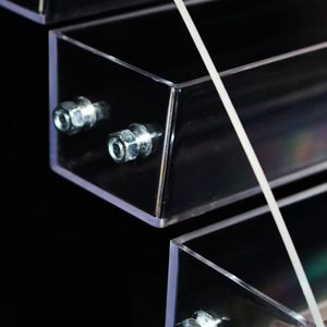 Organisateur de lunettes de soleil transparent, 1 pc, présentoir, boîte de rangement, support de table - Product Image 5