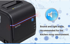Impresora de recibos Xprinter de 80mm con función de alarma de sonido y luz, impresora térmica - Product Image 3