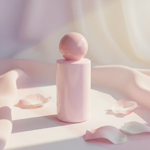 Flacon de <span class=keywords><strong>parfum</strong></span> en verre rose/transparent 50 ml et 30 ml, étiquettes sérigraphiées pour femmes - Product Image 3