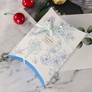 Custom Logo <strong>Pillow</strong> Design Personalized Rose Pattern <strong>Small</strong> Gifts Box for Branded Candy Packaging - Product Image 5