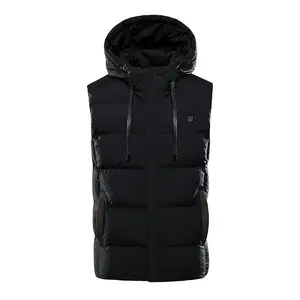 Manufacturer Custom vest Men USB Rechargeable Heated Jacket Heating Warming Thermal Heated Vest