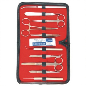 Kit de Disección Veterinaria Surtechs de Bajo Precio, 10 Piezas, de Acero, Manual, para Estudiantes de Veterinaria y Enfermería - Product Image 3