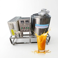 Pasteurisateur 100/150/200/300/500/1000 Litres, Pasteurisateur de Lait, Petite Machine de Pasteurisation de Jus avec Fonction de Refroidissement