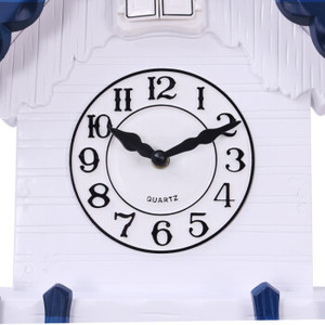 Childrens Room Decorative Cartoon Cuckoo <b>Clock</b> Blue White Irregular Shape <b>Wall</b> <b>Clock</b> For Kids <b>Bedroom</b> Home Decoration - Product Image 3