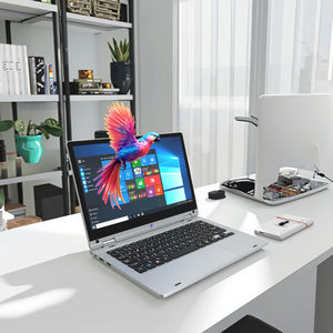 360 degrés <span class=keywords><strong>pliable</strong></span> 11.6 pouces 6GB 128GB SSD N4020 N5030 processeur écran tactile 360 ° retourné bureau ordinateur portable - Product Image 1