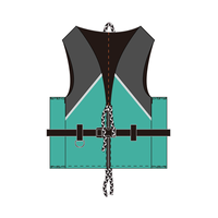 Gilet de sauvetage pour la navigation ISO 50N, certification CE, équipement de sports nautiques, équipement offshore, gilet de sauvetage pour adulte