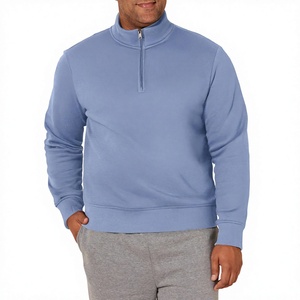 Sweat-shirt décontracté pour homme à demi-zip, durable, coupe confortable, matière douce, idéal pour la superposition saisonnière - Product Image 1