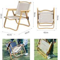 Chaise de camping pliable compacte et portable pour enfants, robuste, professionnelle, haute pression, universelle, durable, type Kermit