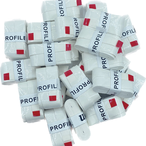1 Pieza de Overgrip Adherente para Raqueta de Tenis de Playa, Raqueta de Pádel, Raqueta de Tenis y Bádminton, sin Agujeros, Varios Colores, Blanco - Product Image 1