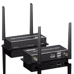 Extensor <span class=keywords><strong>HDMI</strong></span> KVM Inalámbrico Justlnk 4K 200m, Transmisor y Receptor de Audio y Video WiFi 5G con USB <span class=keywords><strong>HDMI</strong></span> - Product Image 1