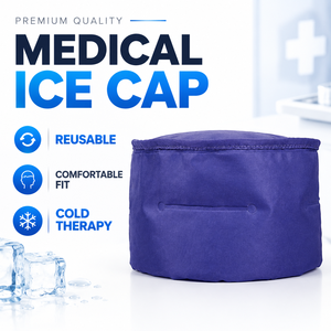 Bandeau de compression froide médical réutilisable 12,5*20cm pour adulte, pour soulagement post-chirurgical de la tête - Product Image 1