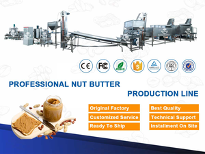 Industriële Tahin Sesam Pinda Hazelaar Noot Hazelnootboterpasta Maken Machine Productielijn - Product Image 2