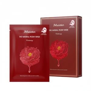 Jmsolution หน้ากากดอกโบตั๋นธรรมชาติมาส์กหน้าสงบเงียบสินค้ามาใหม่เกาหลีชุดคอลลาเจน10ชิ้น - Product Image 2