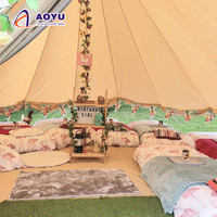 Yurte de plein air, tente préfabriquée, tentes de camping de grande taille, tente de camping imperméable, dôme de glamping