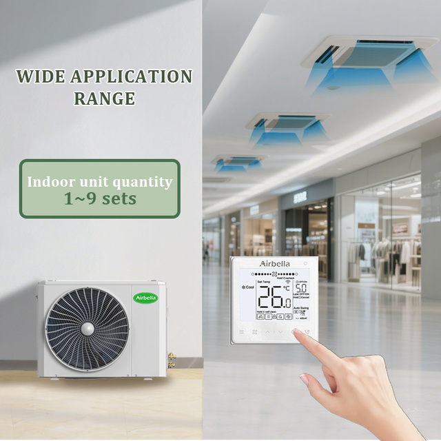Customize 1.5 Ton 50/60hz Cooling and Heating Smart Multi Split AC Wholesale 9000 Btu Inverter Wall Mounted Air Conditioner