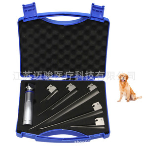 Set de Laringoscopio Veterinario de Acero Inoxidable, Instrumento Quirúrgico Eléctrico para Intubación Canina, Certificado CE MJ-DD - Product Image 1
